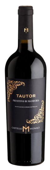 VINO CASTELLO MONACI TAUTOR PRIMITIVO DI MANDURIA CL.75